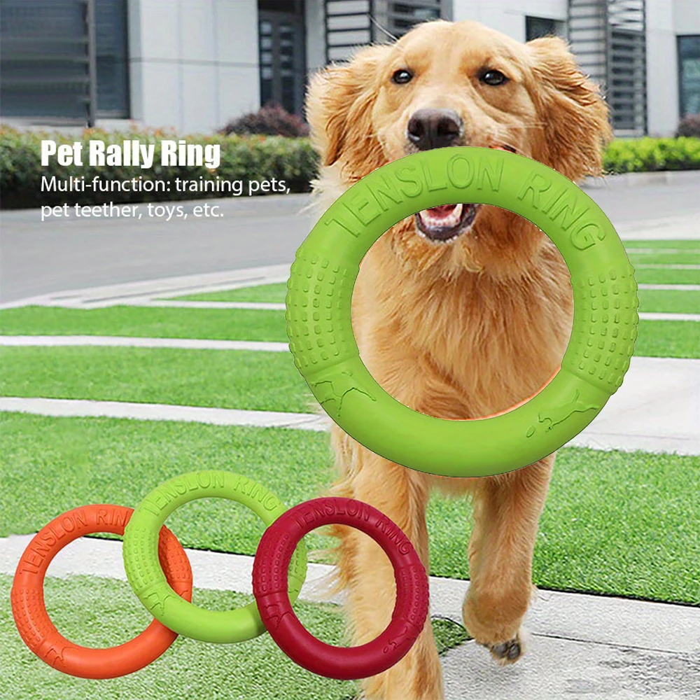 Flying Disc Dog Training Toy - Giocattoli per l'addestramento del cane giocattolo