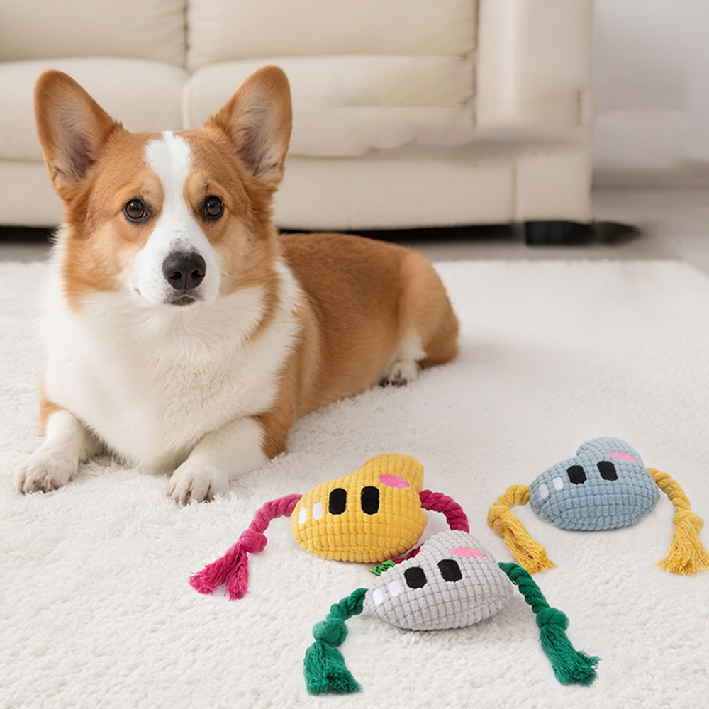 Dog Rope Toy Aggressive Chewers - Giocattolo da masticare per cani: design