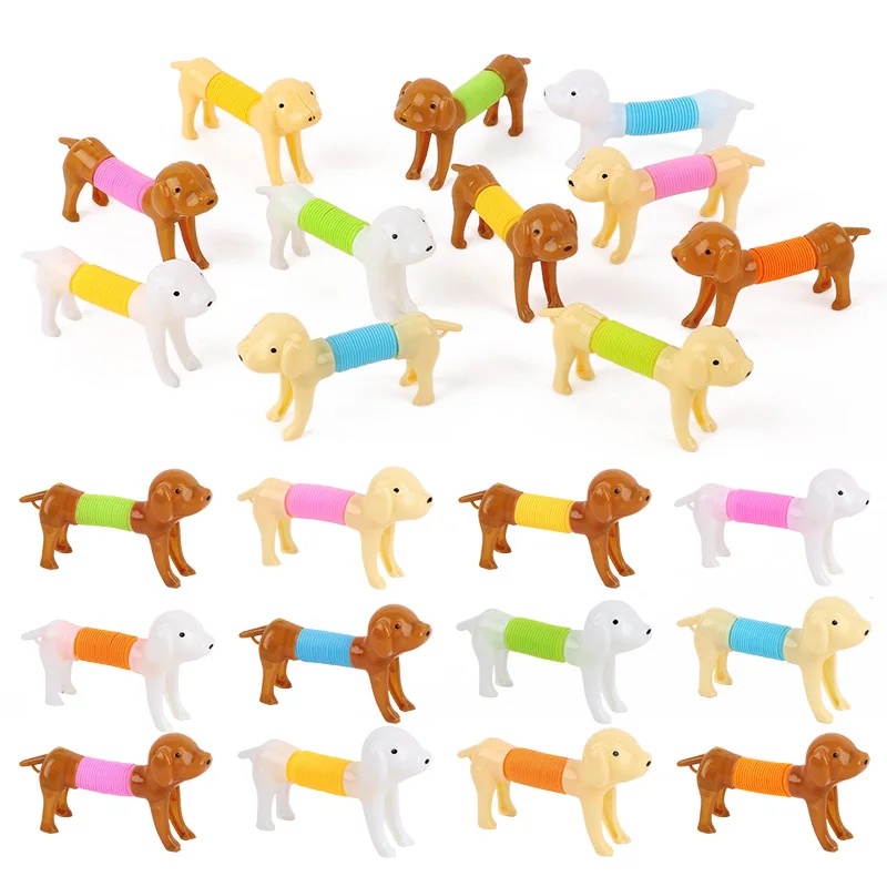 Interactive Squeaky Plush Dog Toy - Giocattolo per Cani Resistente e Colorato,