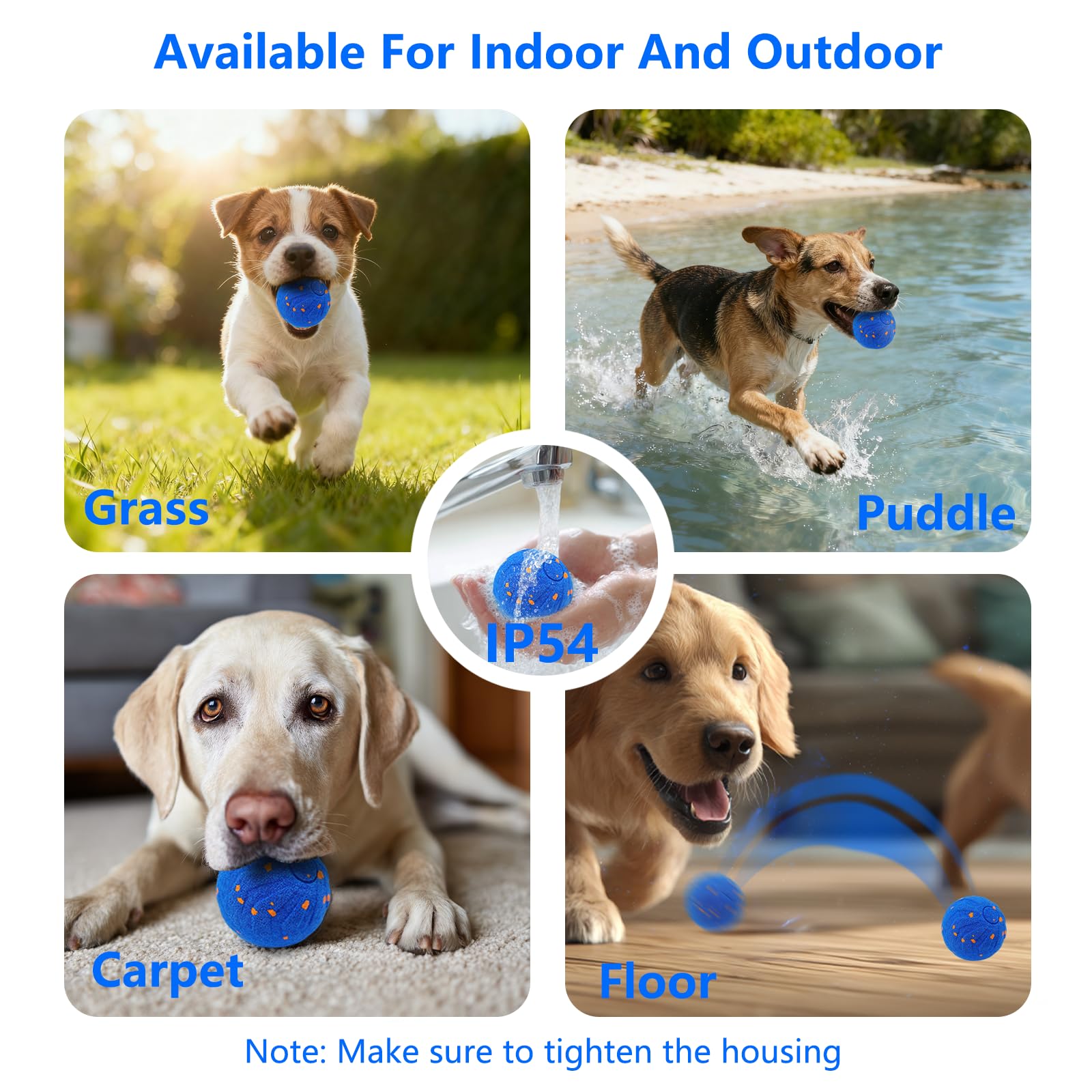 Palla interattiva per cani, gi - Automatic Moving Dog Ball recensione e prezzo