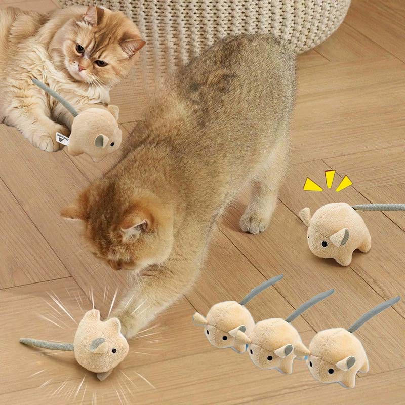 Giocattolo elettrico per gatti - Catnip Interactive Plush Mouse recensione e prezzo