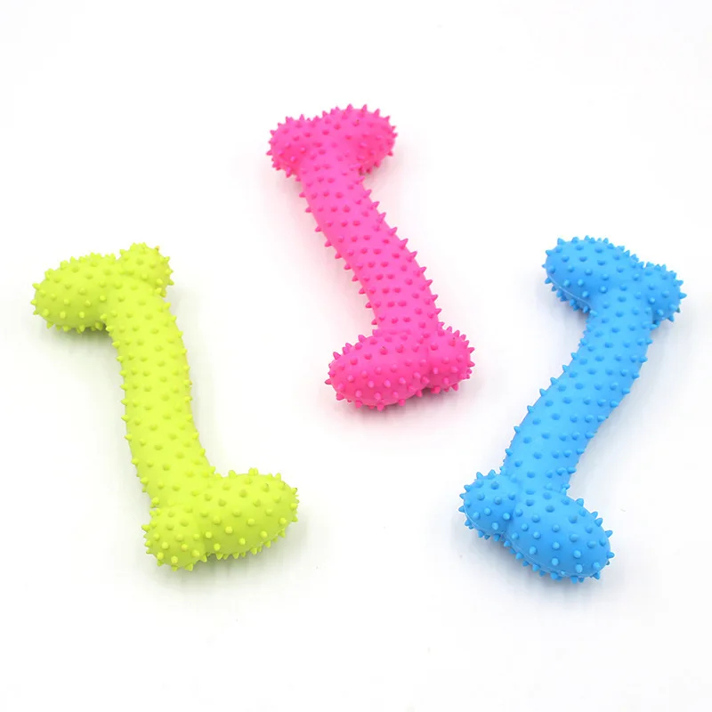 Giocattolo per Cani in Gomma T - Teeth Cleaning Dog Chew Bone recensione e prezzo