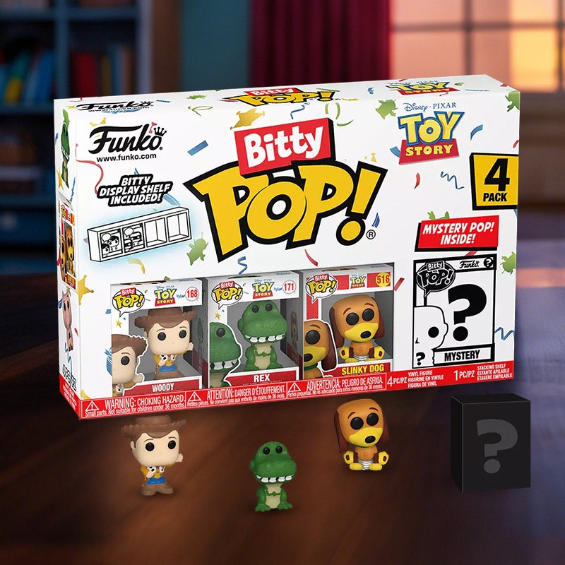 Funko Bitty Pop Toy Story Wood - Interactive Squeaky Plush Dog Toy recensione e prezzo